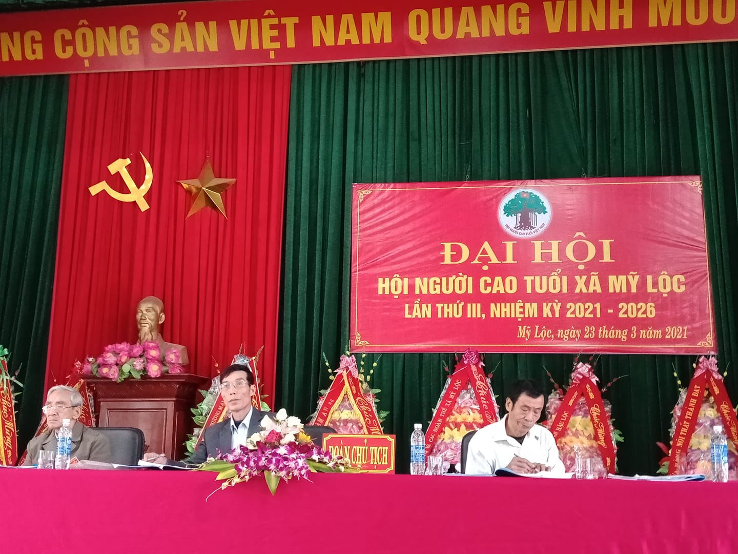 Đại hội đại biểu Hội Người cao tuổi xã Mỹ Lộc lần thứ III , nhiệm kỳ 2021-2026